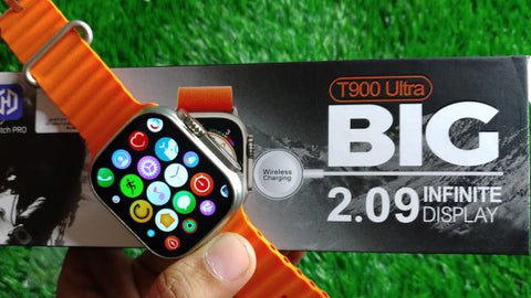 T900 Ultra WristTech Display Band Fitness Tracker – 2.09 Infinite Display (random Color)